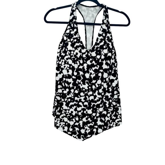 Magicsuit Hot Spot Taylor Leoaprd Print Underwire Tankini Top Black/White 8 NWT - Picture 7 of 12